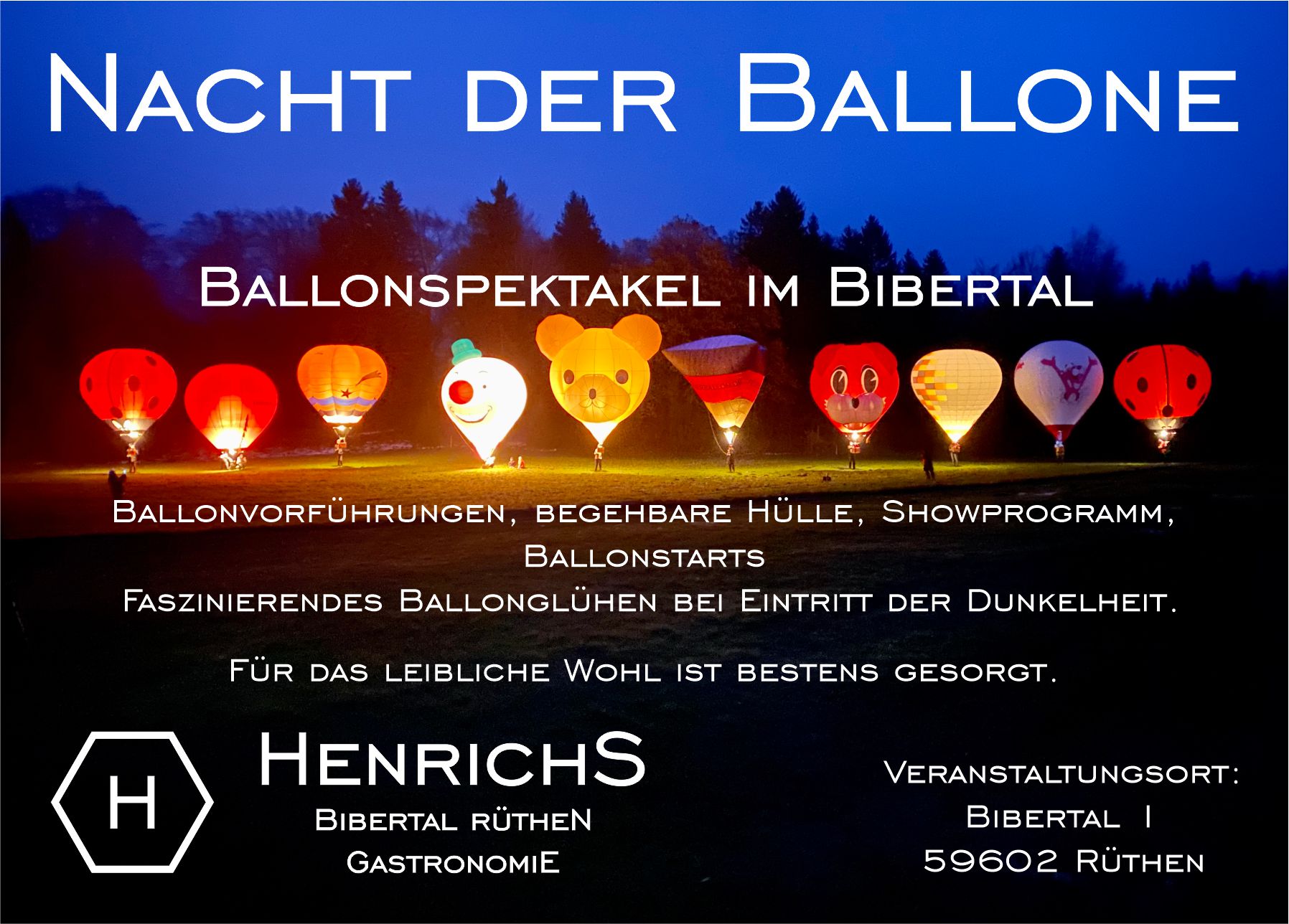 Flyer Nacht der Ballone